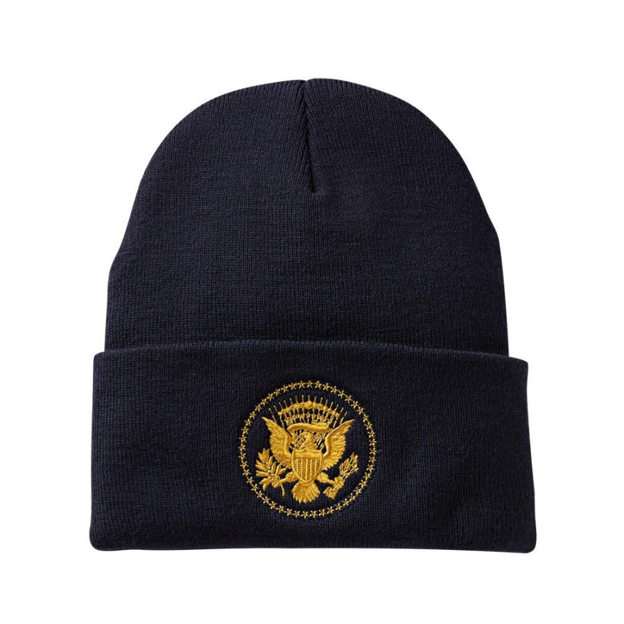 Accessories White House Historical Association | Navy Truman Seal Beanie