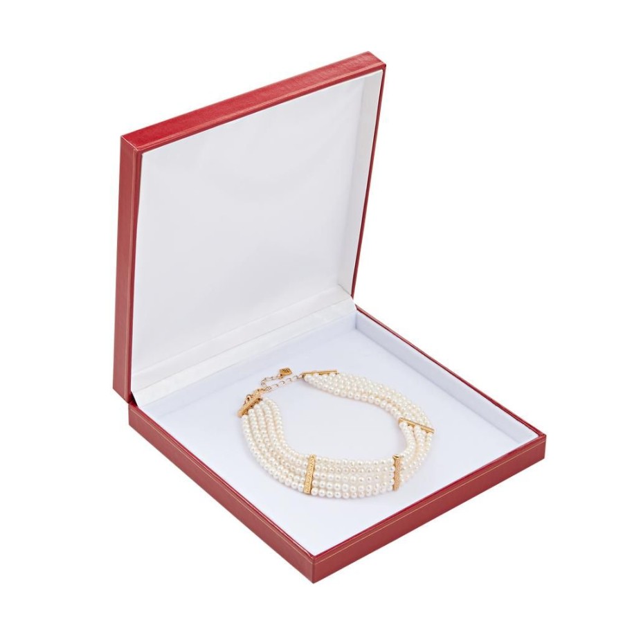 Accessories White House Historical Association | Five Strand Cultured Pearl Necklace