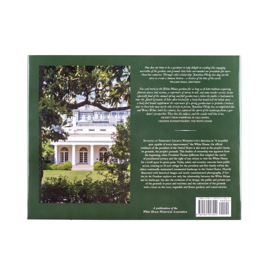 Bookstore White House Historical Association | A Garden For The President: A History Of The White House Grounds