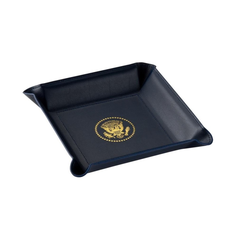 Home & Gifts White House Historical Association | Navy Truman Seal Valet Tray