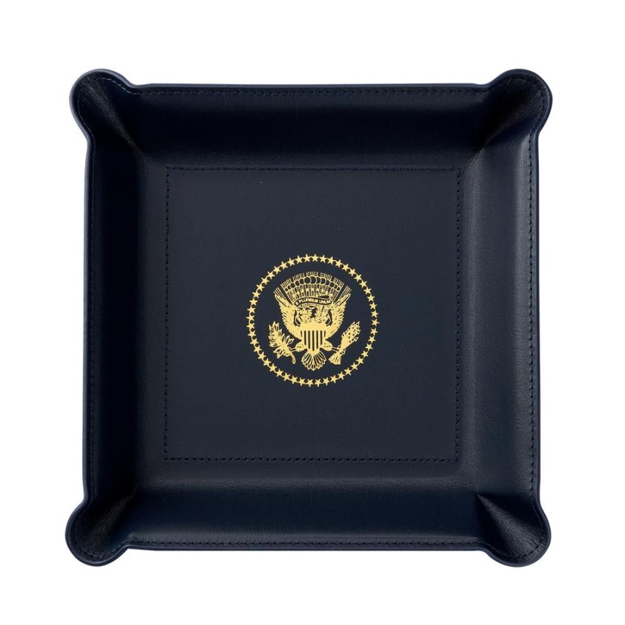 Home & Gifts White House Historical Association | Navy Truman Seal Valet Tray