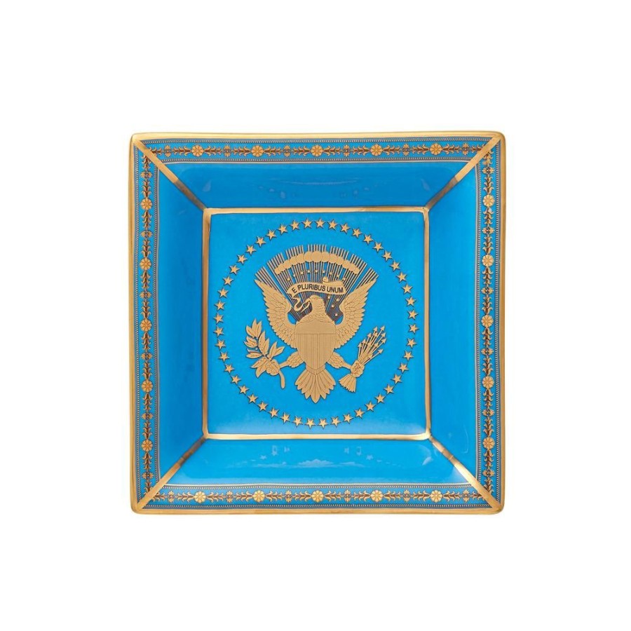 Home & Gifts White House Historical Association | Small Blue Room Trinket Tray