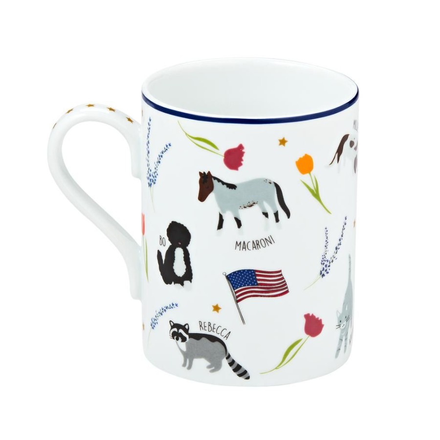 Home & Gifts White House Historical Association | Presidential Pets Mug