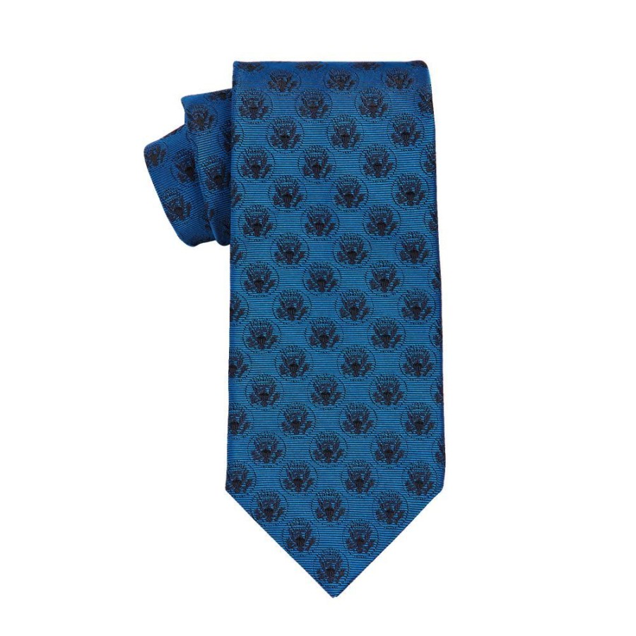 Accessories BROOKS BROTHERS | Brooks Brothers Blue Truman Seal Tie