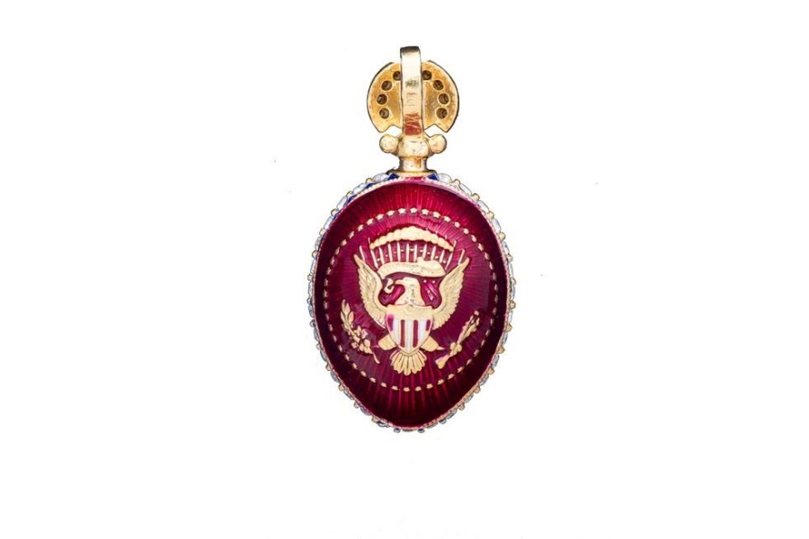 Accessories White House Historical Association | Presidential Red Egg Pendant