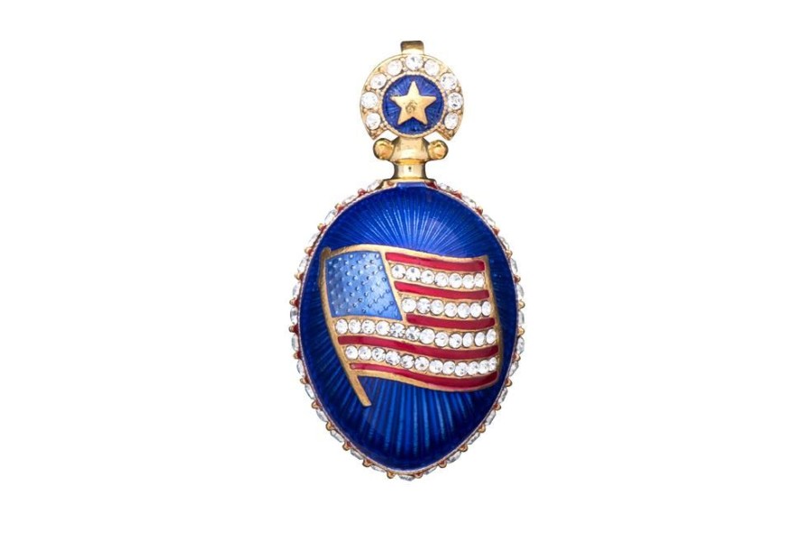 Holidays White House Historical Association | Presidential Cobalt Blue Egg Pendant