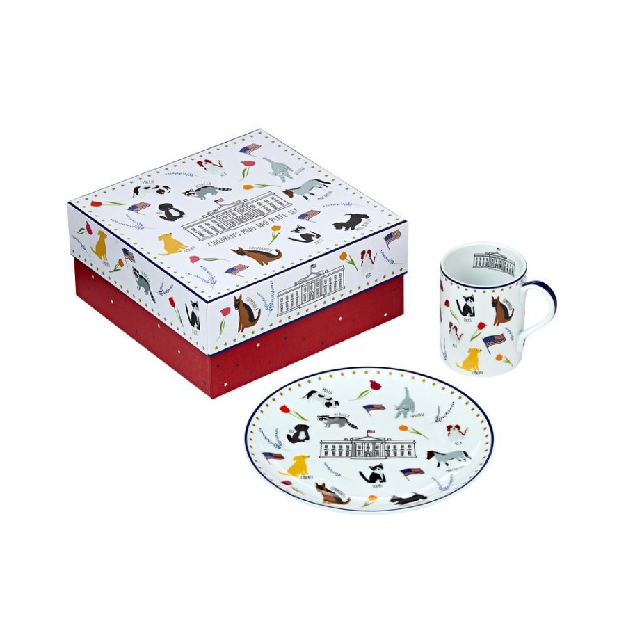 Home & Gifts White House Historical Association | Presidential Pets Children'S Mug & Plate