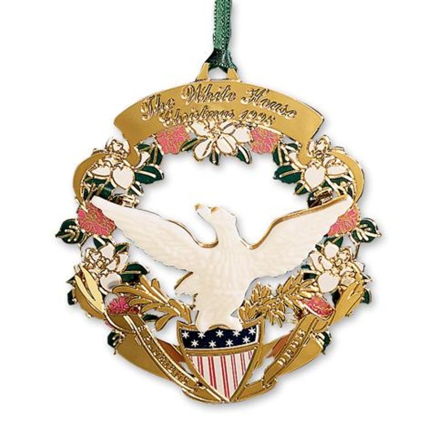 Holidays White House Historical Association | 1998 White House Christmas Ornament, The American Bald Eagle And Shield