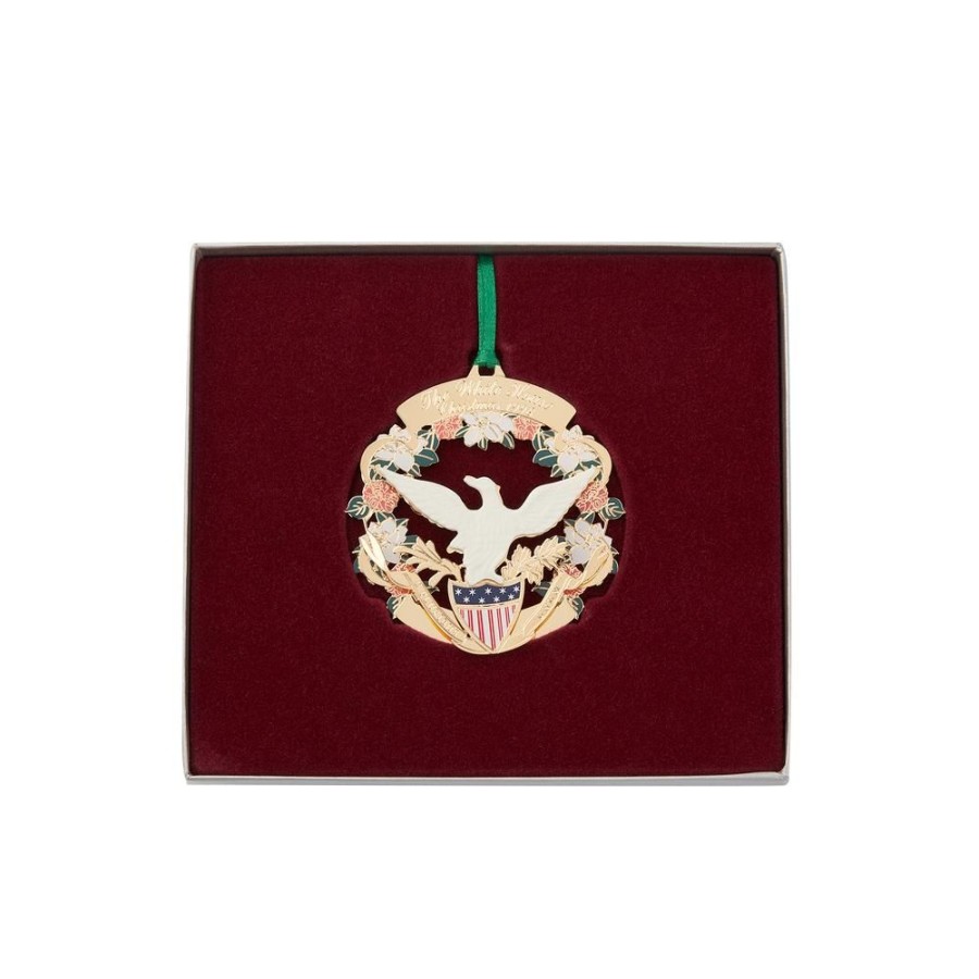 Holidays White House Historical Association | 1998 White House Christmas Ornament, The American Bald Eagle And Shield