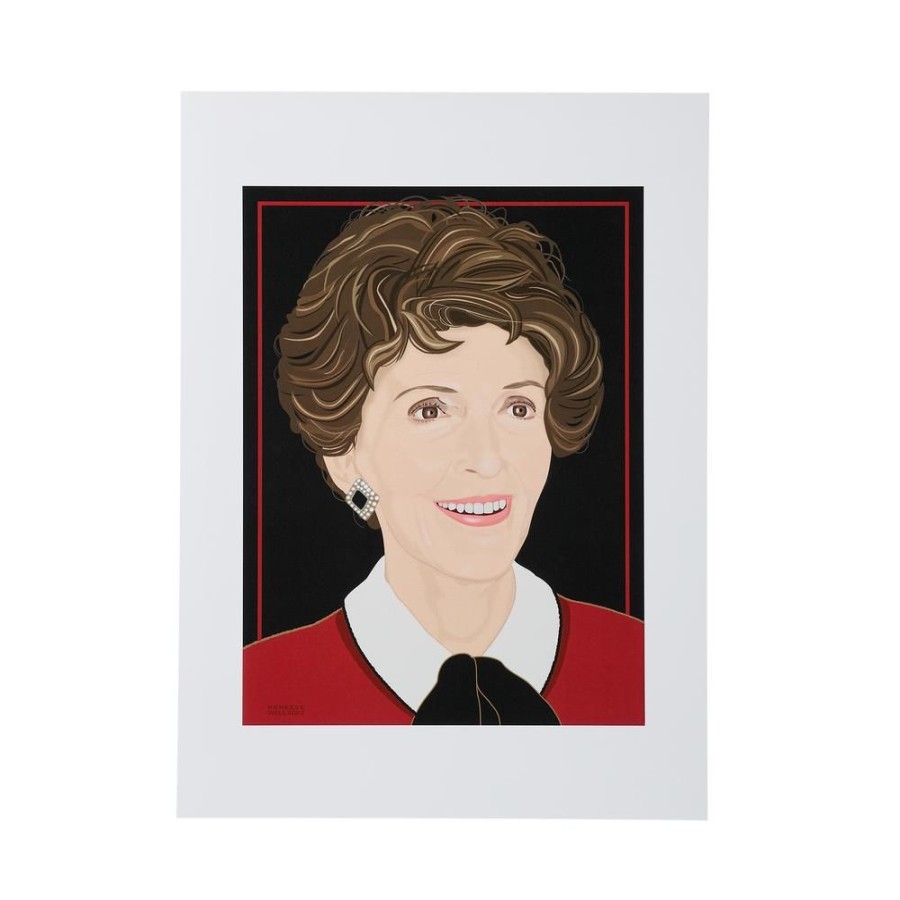 Home & Gifts White House Historical Assocation | First Lady Portrait Art: Nancy Reagan Print