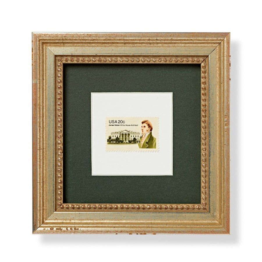 Home & Gifts White House Historical Association | Framed James Hoban Stamp