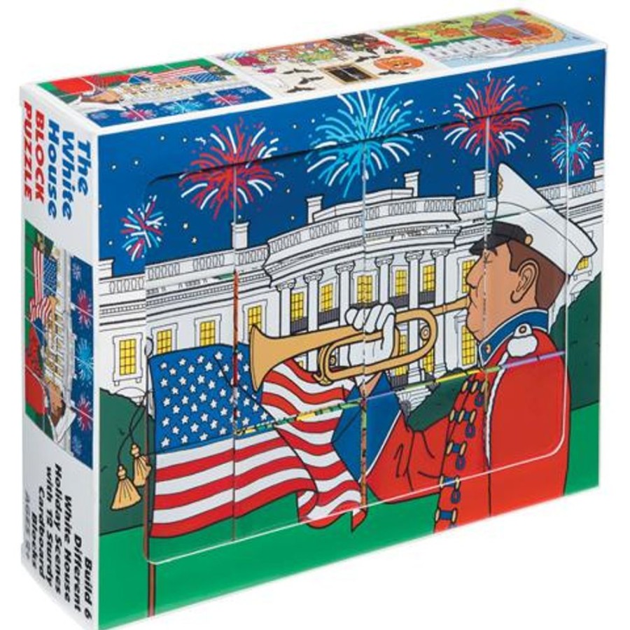 Children White House Historical Association | White House Holiday Block Puzzle