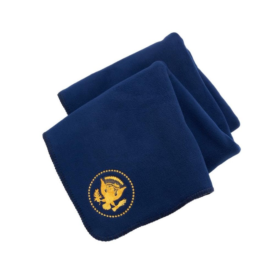 Home & Gifts White House Historical Association | Navy Truman Seal Fleece Blanket