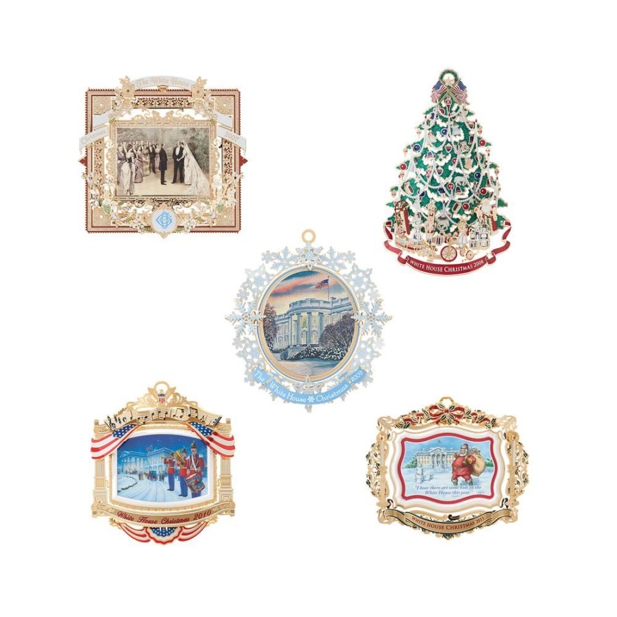 Holidays White House Historical Association | White House Christmas Ornament Set: 2007-2011