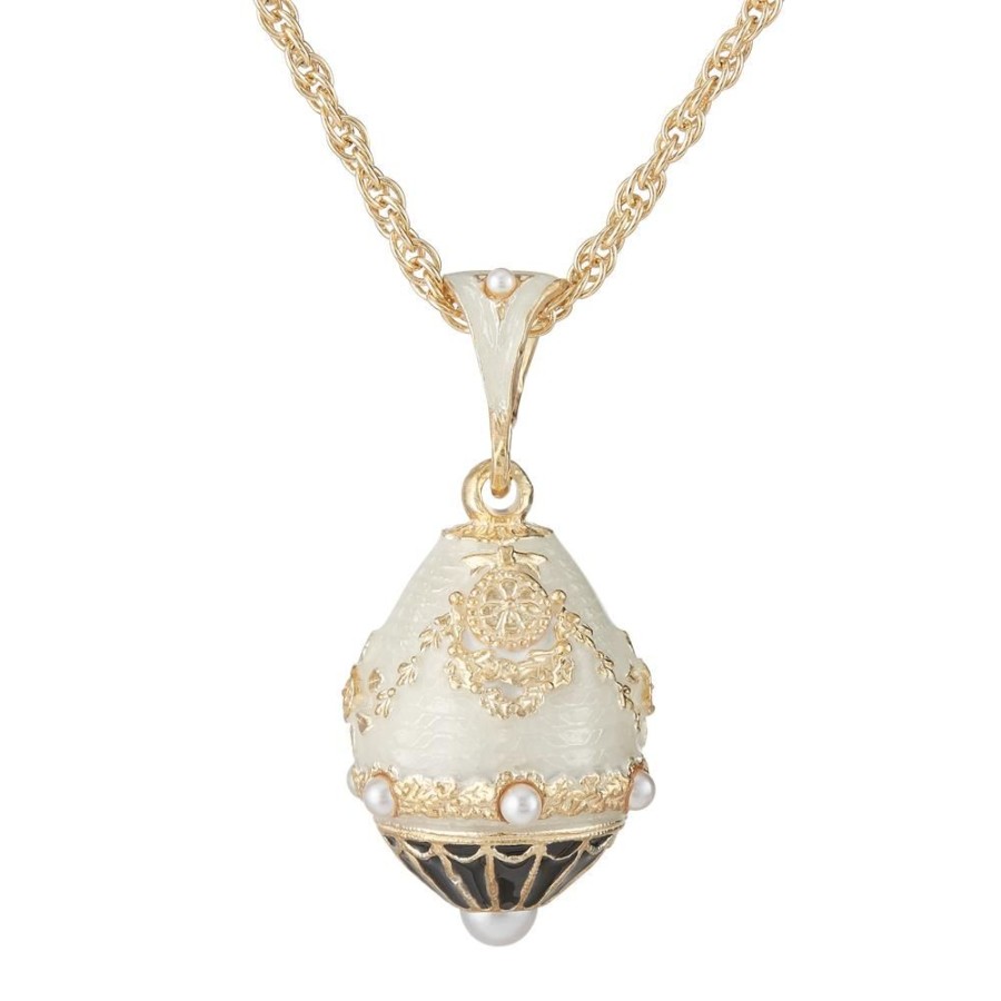 Holidays White House Historical Association | Pearl North Portico Egg Pendant