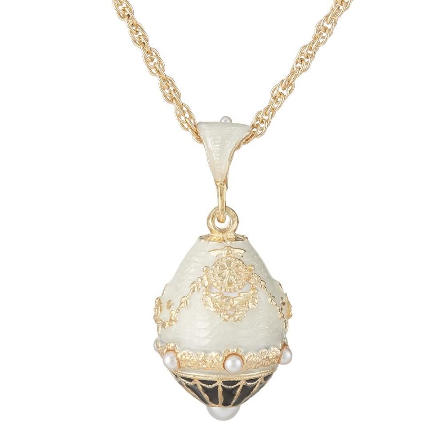 Holidays White House Historical Association | Pearl North Portico Egg Pendant