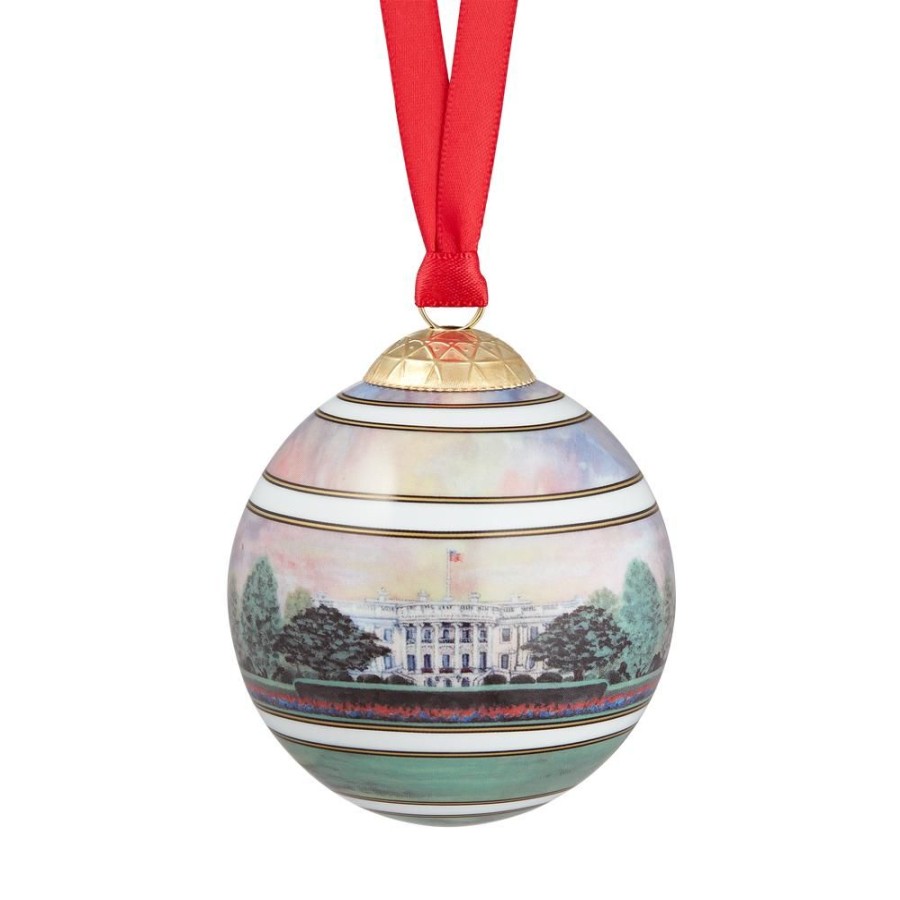 Holidays White House Historical Association | White House At Dawn Ornament