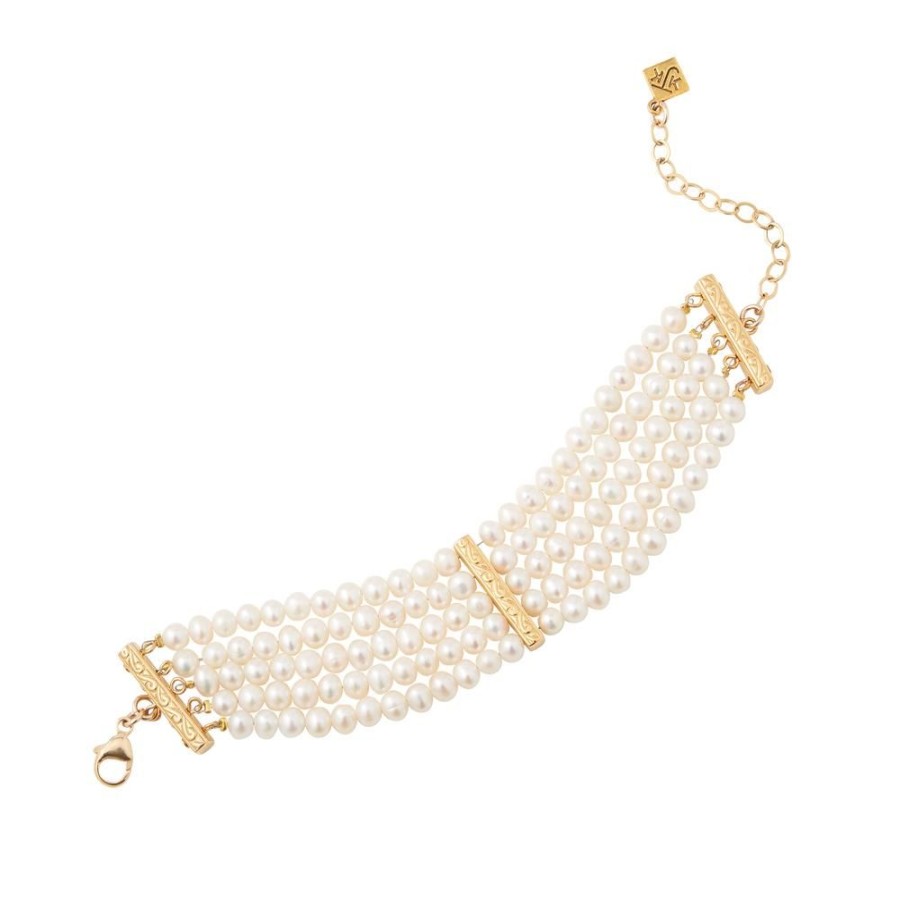 Holidays White House Historical Association | Five Strand Cultured Pearl Bracelet