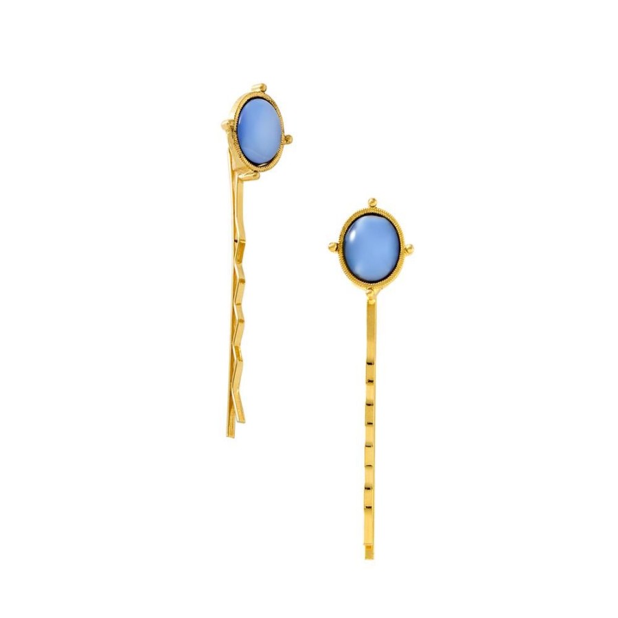 Accessories White House Historical Association | Behind The Seams Blue Bobby Pin Set