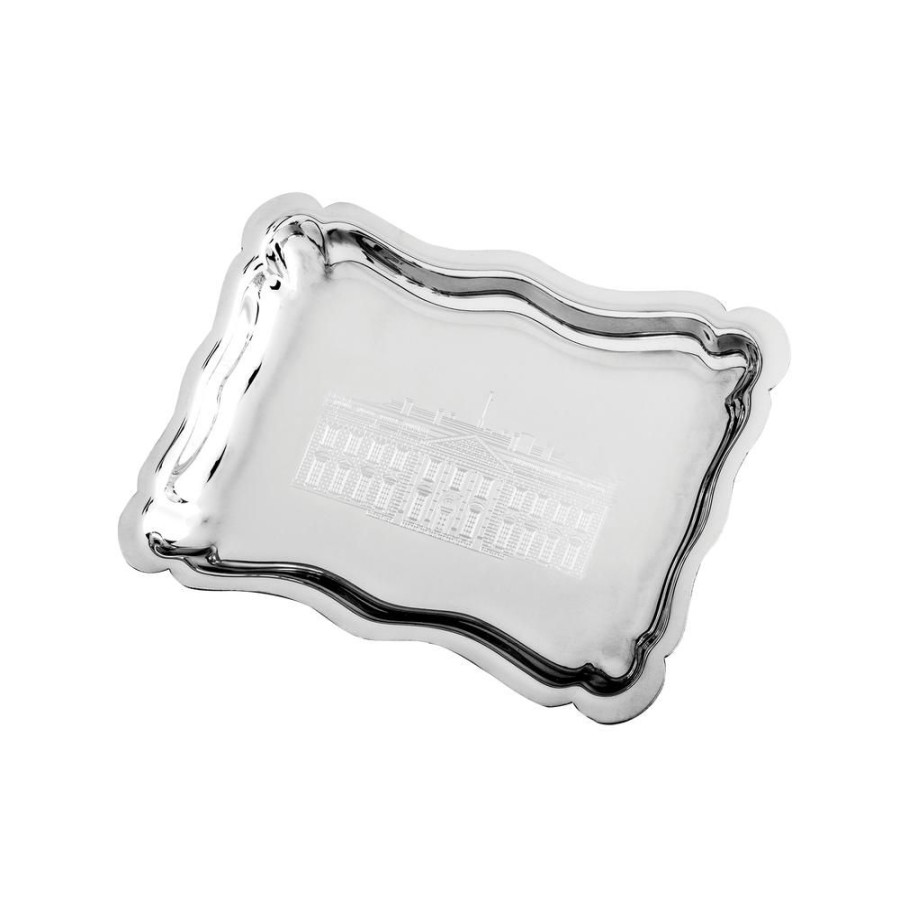 Home & Gifts White House Historical Association | Salisbury White House Scalloped Tray