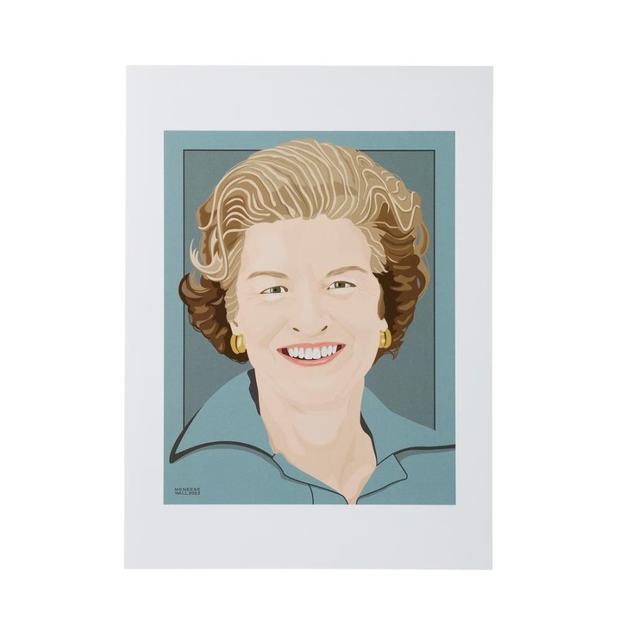 Home & Gifts White House Historical Assocation | First Lady Portrait Art: Betty Ford Print