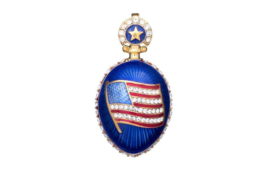 Accessories White House Historical Association | Presidential Cobalt Blue Egg Pendant