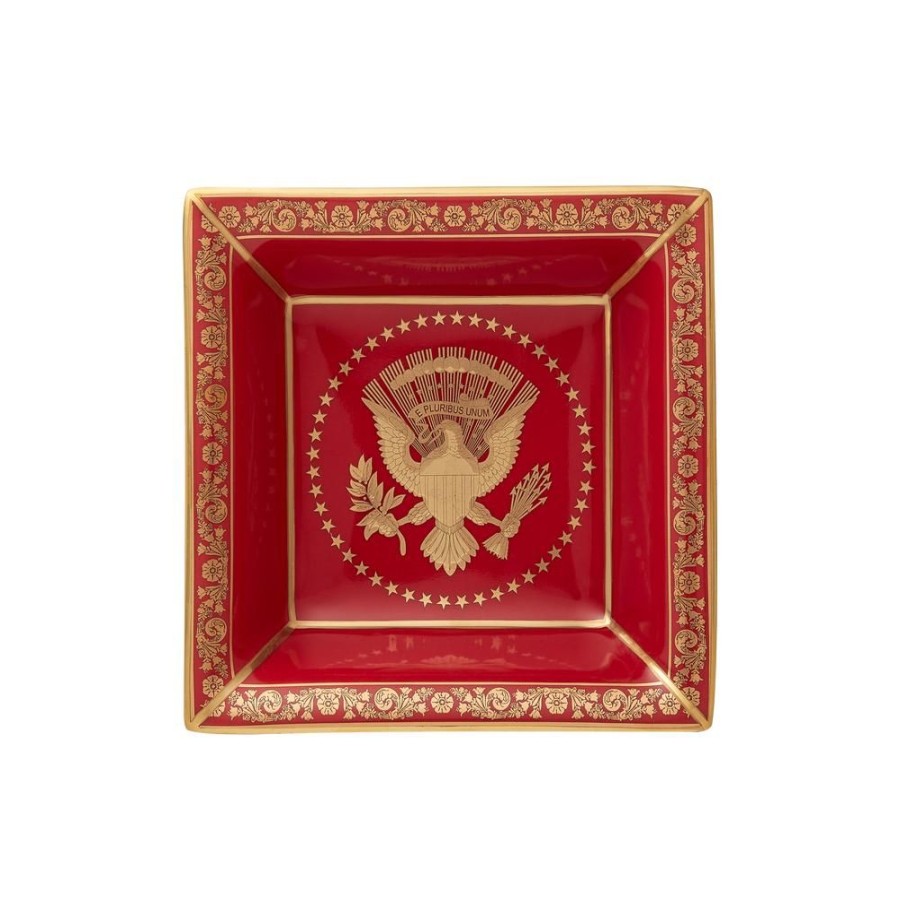 Holidays White House Historical Association | Small Red Room Trinket Tray