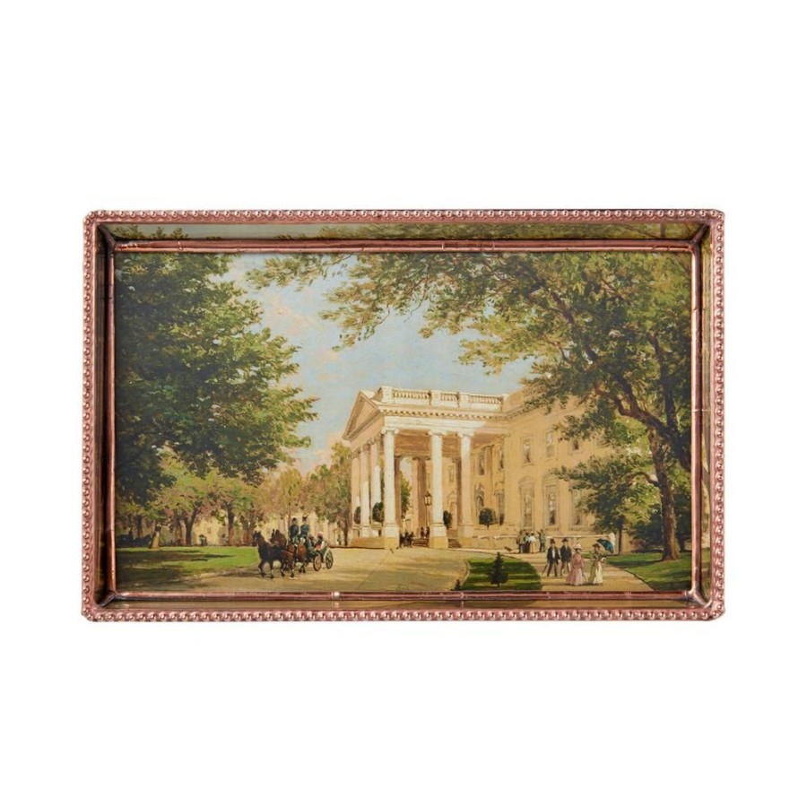 Home & Gifts White House Historical Association | John Ross Key White House Decoupage Small Tray