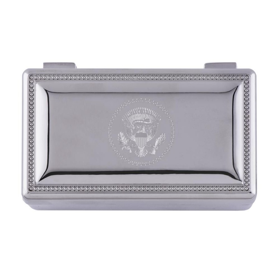 Accessories White House Historical Association | Truman Seal Velvet Jewelry Box