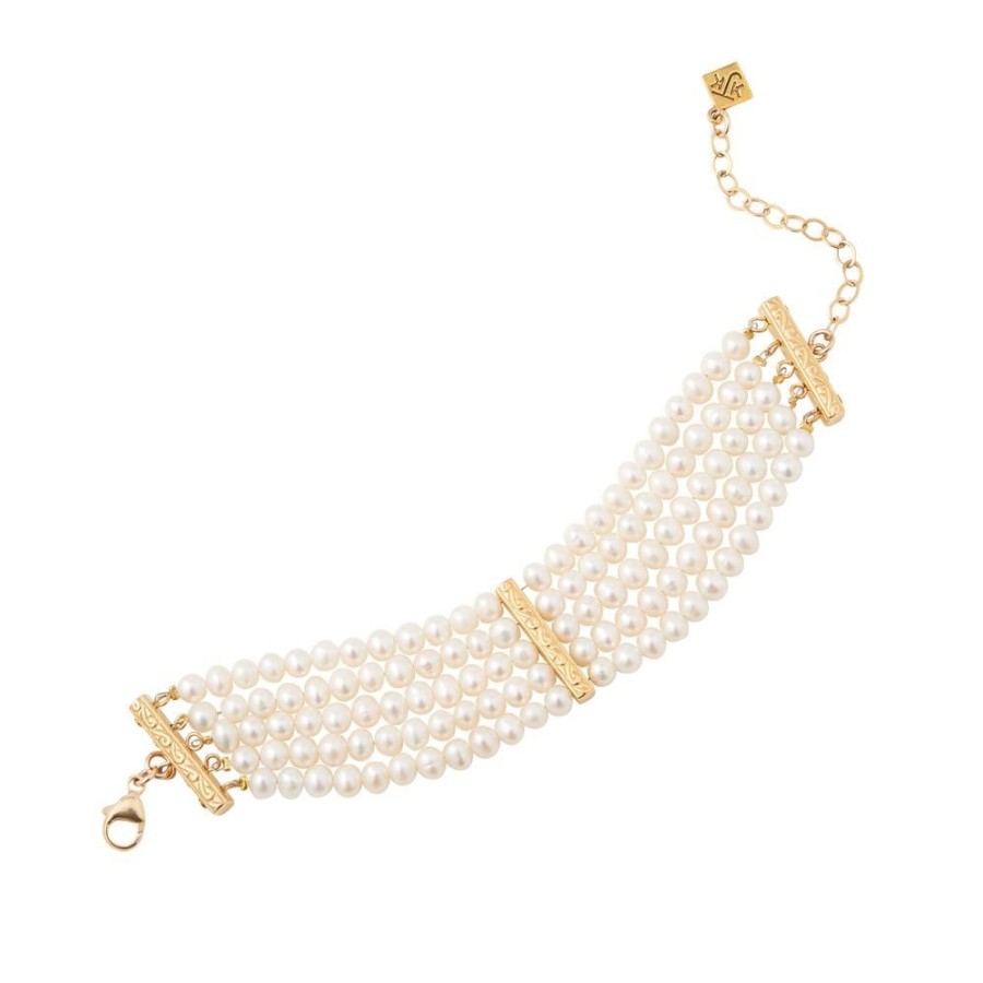 Accessories White House Historical Association | Five Strand Cultured Pearl Bracelet