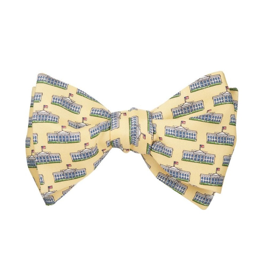 Accessories White House Historical Association | Vineyard Vines Bow Tie (Yellow)