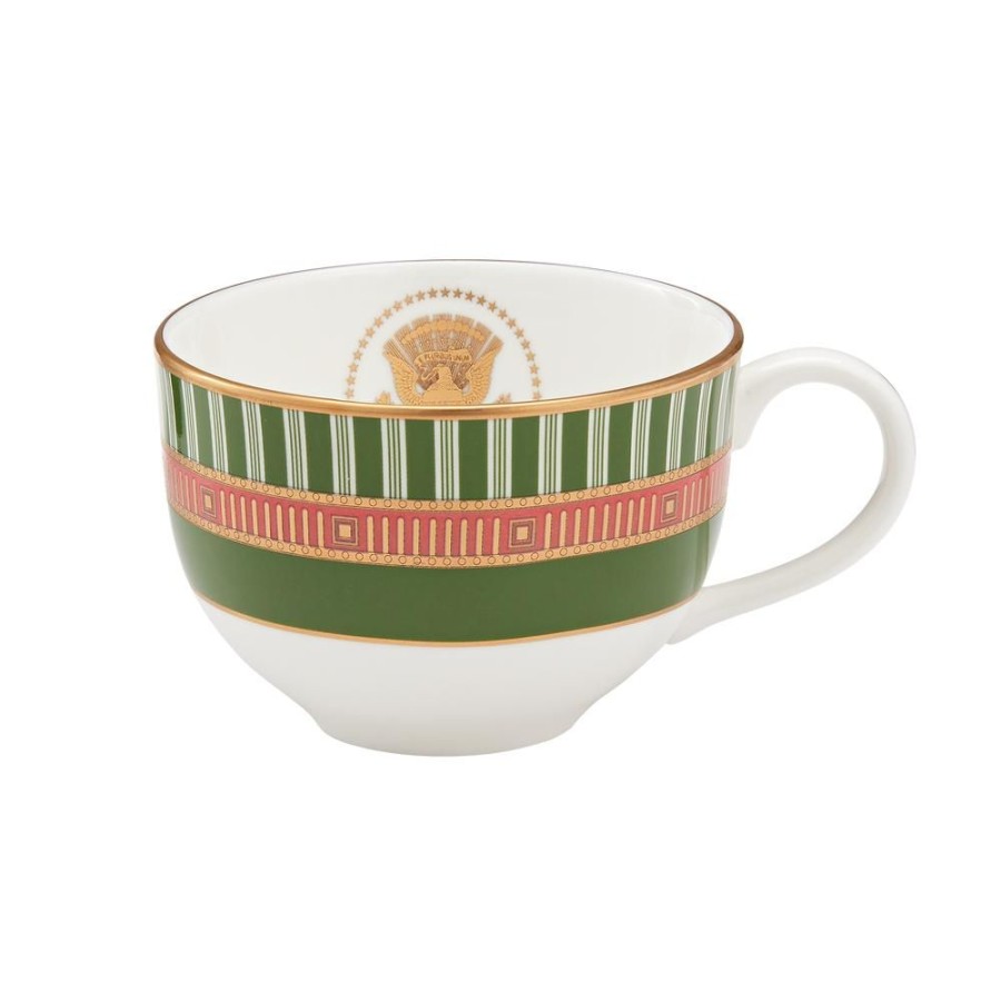 Home & Gifts White House Historical Association | Green Room Teacup & Saucer