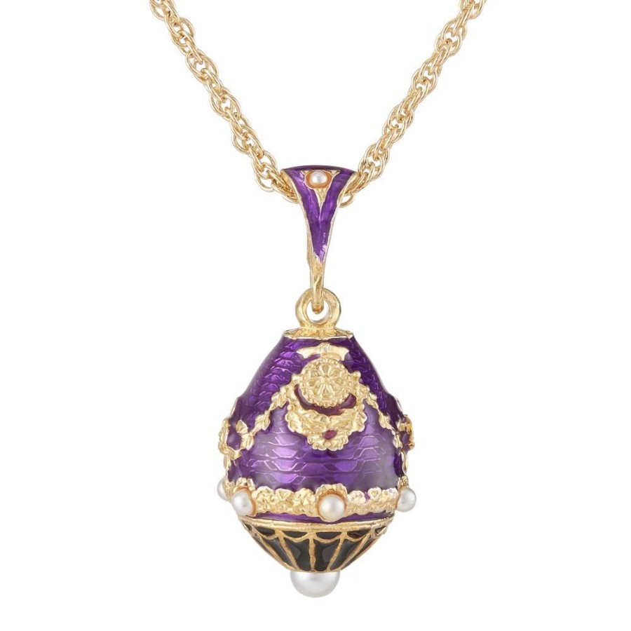 Accessories White House Historical Association | Purple North Portico Egg Pendant