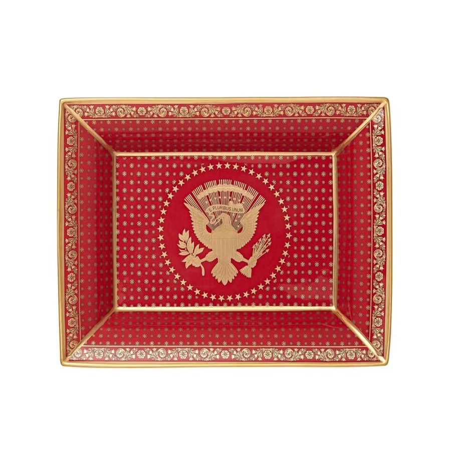 Holidays White House Historical Association | Large Red Room Trinket Tray