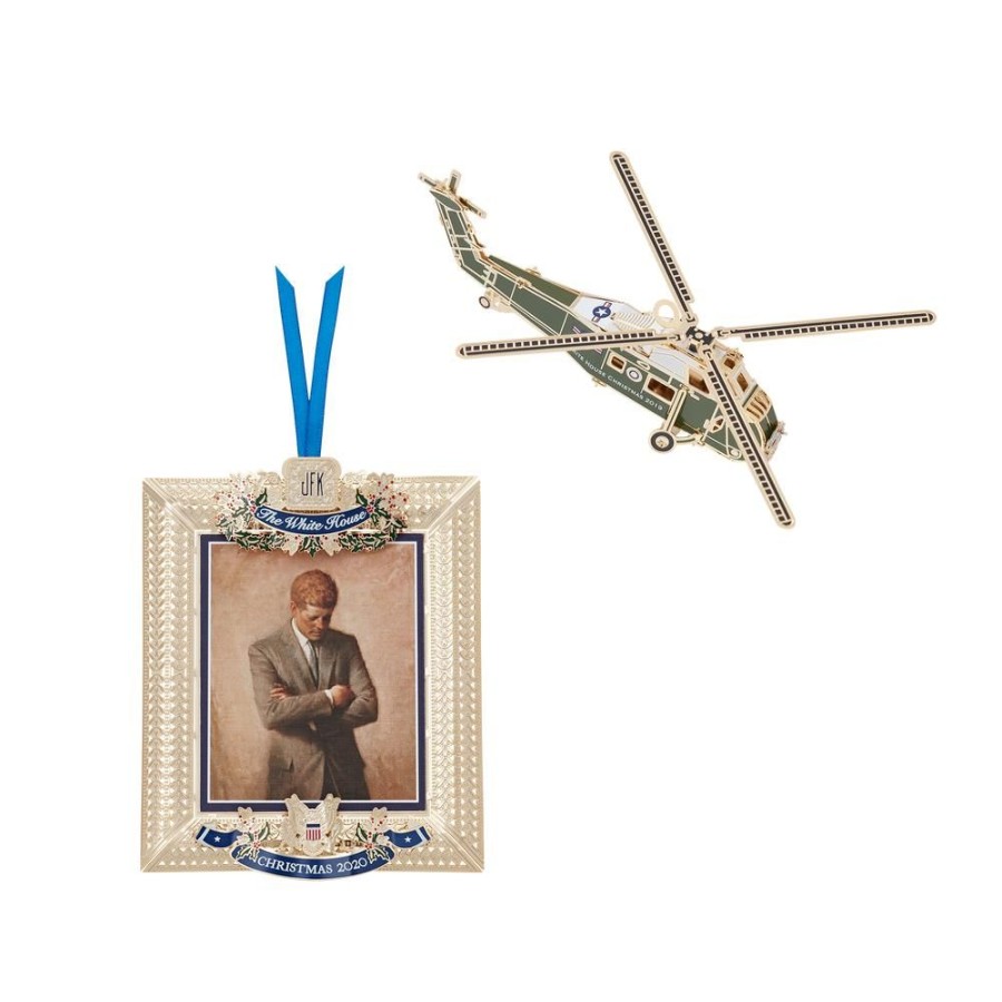 Holidays White House Historical Association | Official White House Christmas Ornament Special Value Bundle: 2020 And 2019