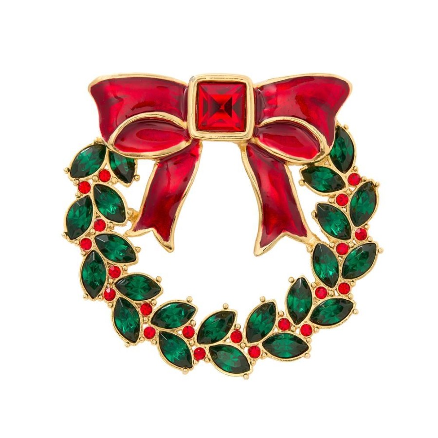 Accessories White House Historical Association | White House Christmas Wreath Brooch