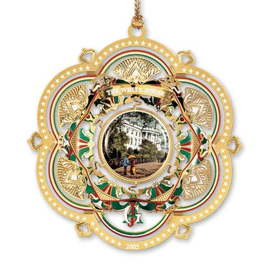 Holidays White House Historical Association | 2005 White House Christmas Ornament, The South Facade