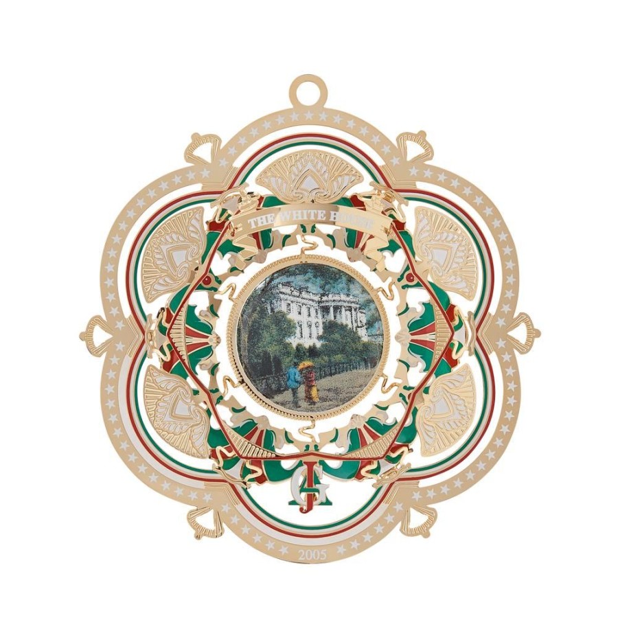 Holidays White House Historical Association | 2005 White House Christmas Ornament, The South Facade