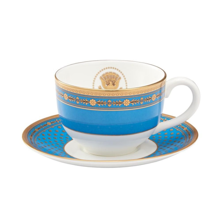 Home & Gifts White House Historical Association | Blue Room Teacup & Saucer