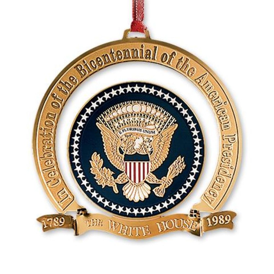 Holidays White House Historical Association | 1989 White House Christmas Ornament, The Bicentennial Of The Presidency