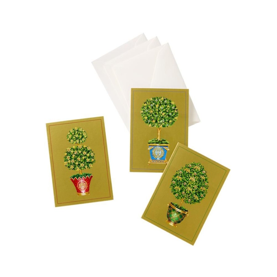 Holidays White House Historical Association | State Room Topiary Gift Enclosure Cards