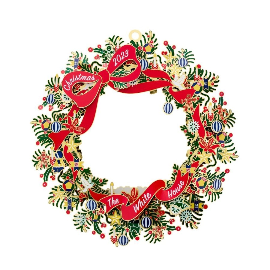 Holidays White House Historical Association | 2023 Ornament Decorative Wreath (10")