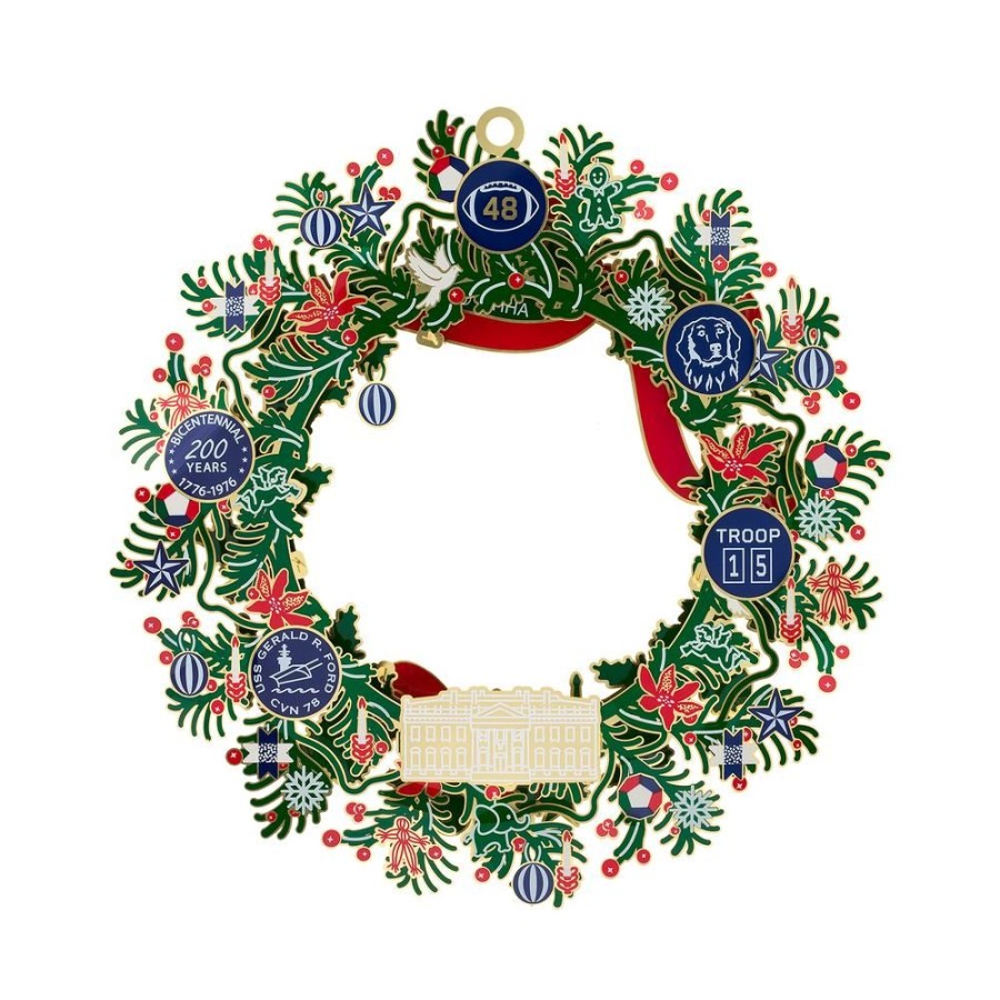 Holidays White House Historical Association | 2023 Ornament Decorative Wreath (10")