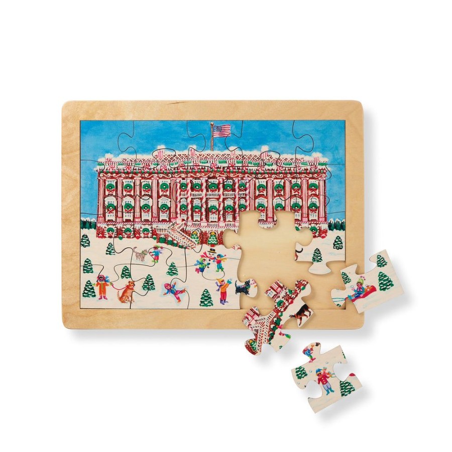 Holidays White House Historical Association | Gingerbread White House Wooden Puzzle