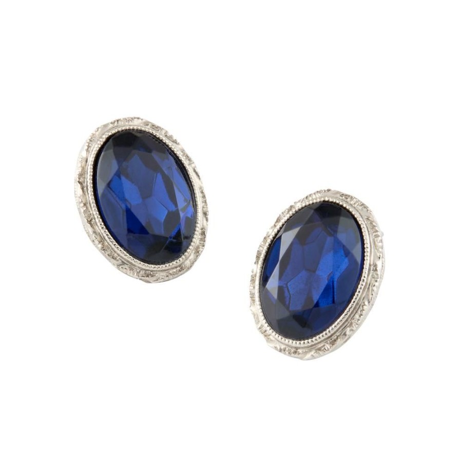 Accessories White House Historical Association | Blue Room Oval Post Earrings