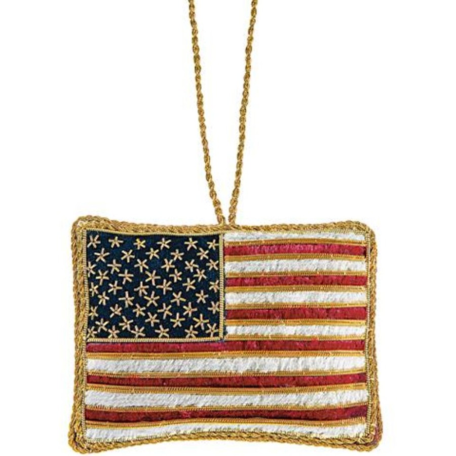 Holidays White House Historical Association | United States Flag Ornament