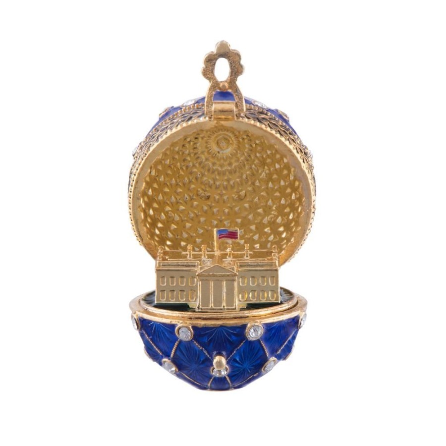 Accessories White House Historical Association | Blue White House Egg Pendant