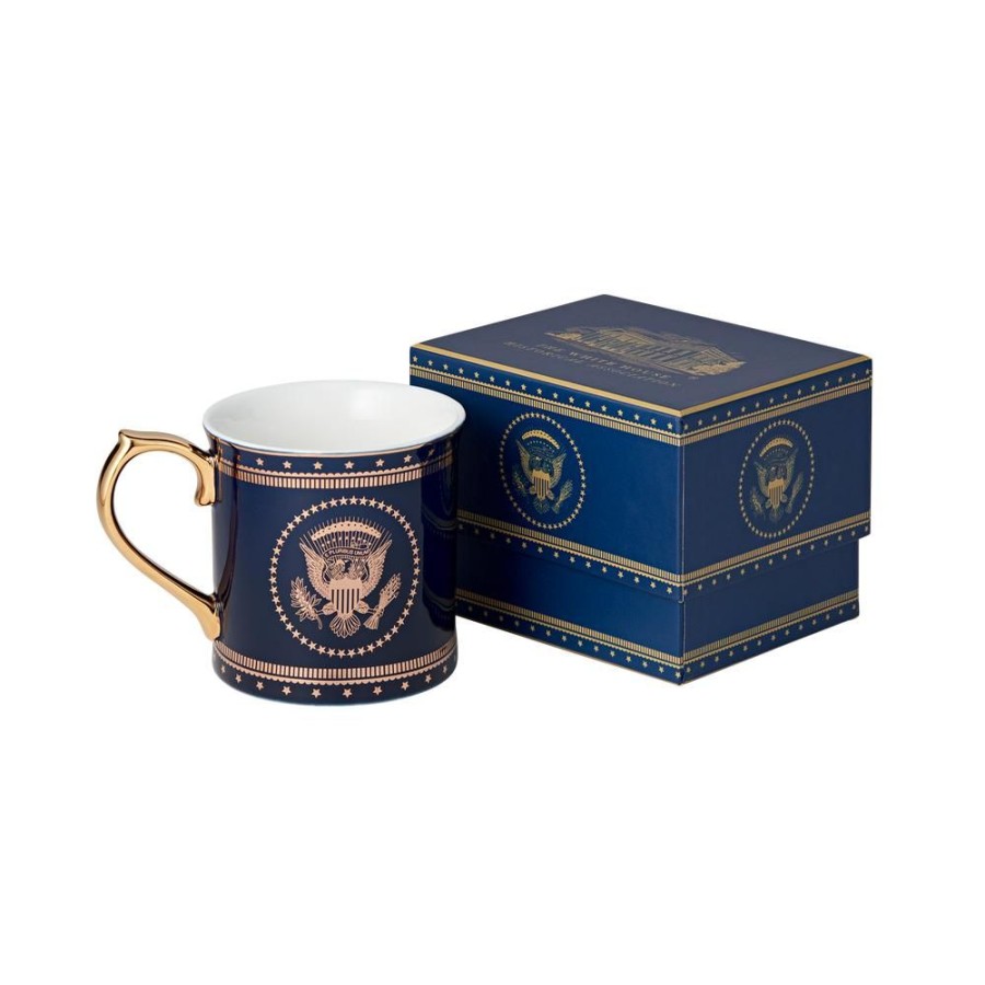 Home & Gifts White House Historical Association | Navy Truman Seal Mug