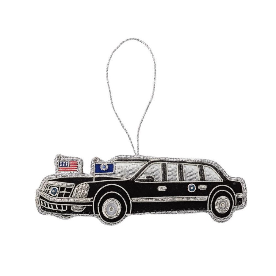 Holidays White House Historical Association | The Beast Limousine Felt Ornament