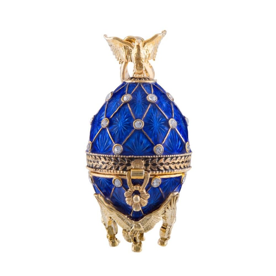 Holidays White House Historical Association | Blue White House Egg Pendant